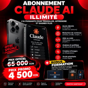 Claude ia accès premium 12 mois
